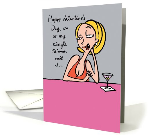 Hump Day Adult Humor Cocktail Lady Valentines Day card (1090696)