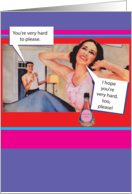 Hard Please Adult Sex Humor Valentine’s Card