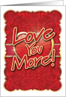 Love You More than Chocolate Valentine’s Day Card