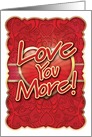 Love You More than Chocolate Valentine’s Day Card