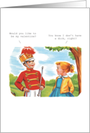 Don’t Have A Dick Vintage Humor Valentine’s Card