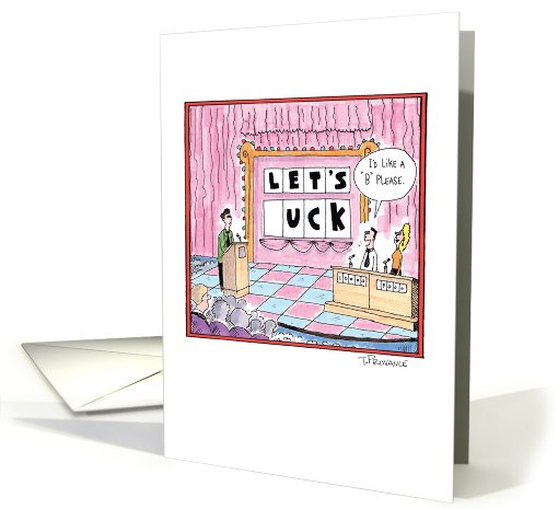 Spell It Out Funny Valentines Day card (1090782)