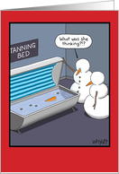 Snowman Tanning Bed