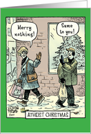 Atheist Christmas Joke Paper Card