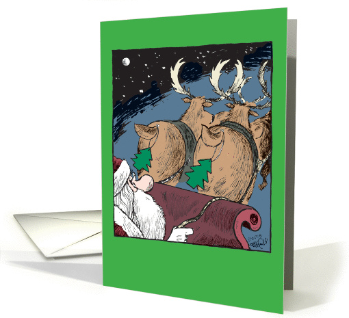 Reindeer Droppings Fresh Pine Scent Christmas Funny card (1457086)