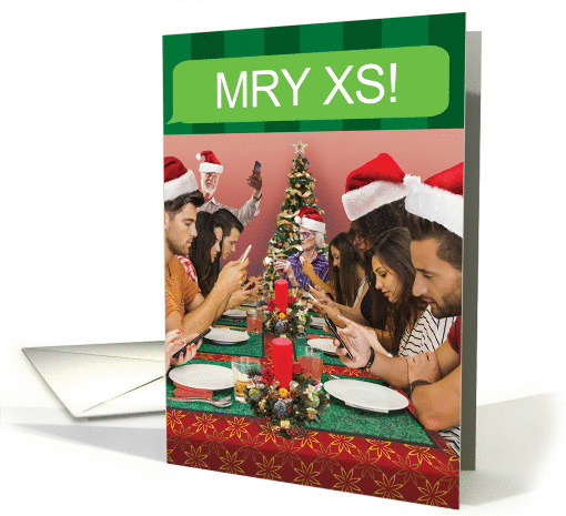 Family Feast Holiday Texting card (1457124)