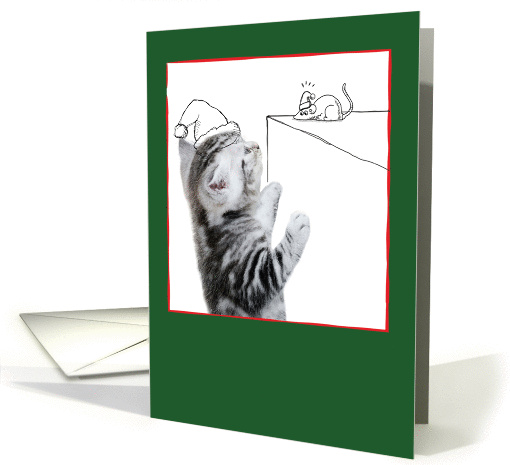Christmas Cats, Mouse & Doodles card (1458524)
