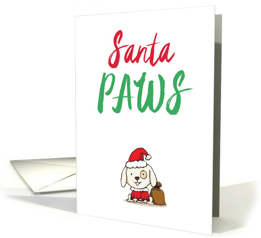 Santa Paws It Was The Pun Before Christmas - Dog with... (1542390)