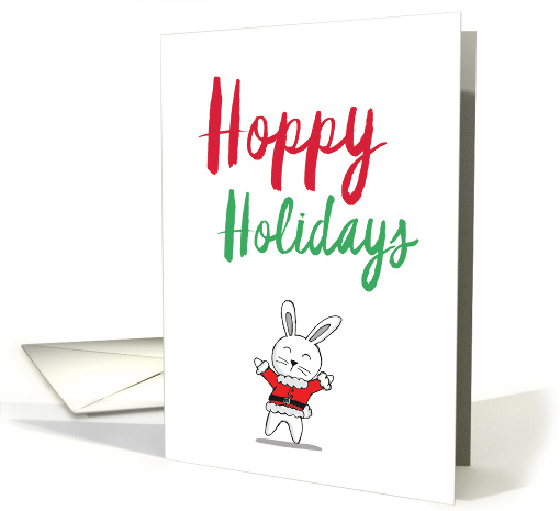 Hoppy Holidays It Was The Pun Before Christmas Bunny with... (1542410)