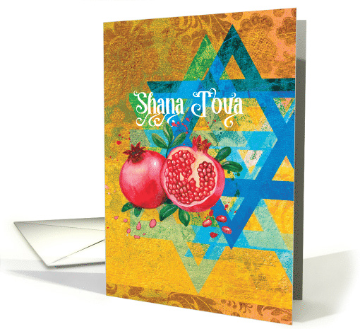 Shana Tova Greetings: Jewish New Year Card with Hebrew... (1542486)