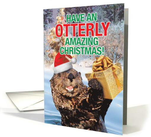Otterly Amazing Christmas Featuring An Otter In the... (1543414)