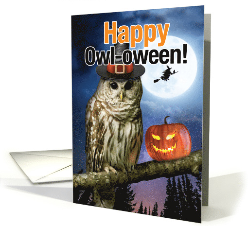 Happy Owl-oween: Hysterical Halloween Greeting Card... (1543416)