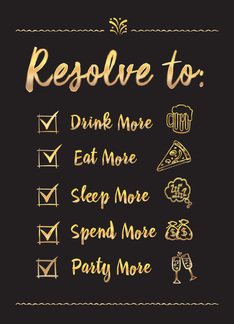Bad Resolutions...