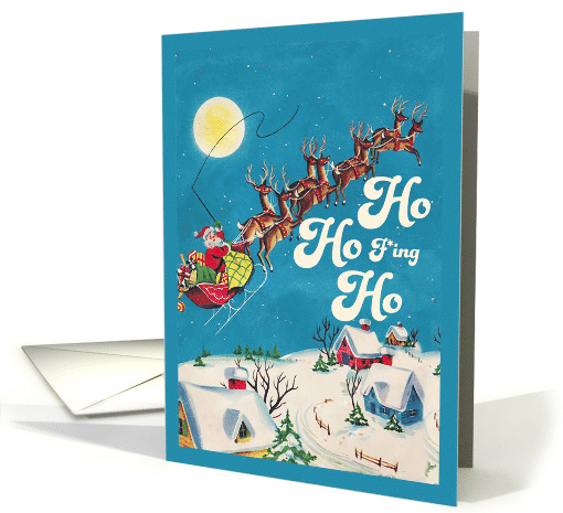 F'ing Ho Humorous Card Showing a Vintage Retro Style... (1543876)