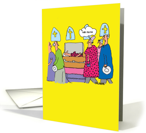 That B Dress Hysterical Birthday Greeting Card Art by... (1544740)