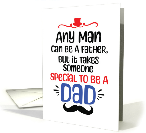 Dad Notes Top Hat Father's Day card (1819866)