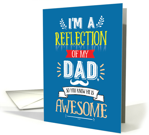 Dad Notes Laurels Father's Day card (1819876)