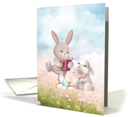 Fluffy Bunnies Easter card (1819880)