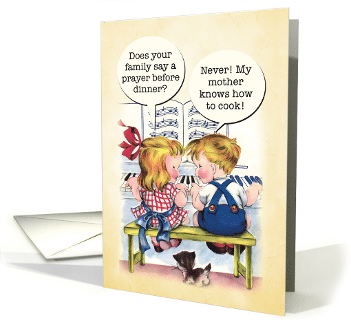 Dinner Prayer Mother's Day card (1820364)