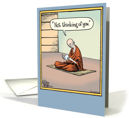 Not Thinking of You Funny card (994611)