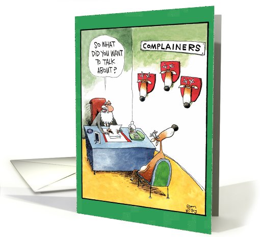 Complainers Humor card (994647)