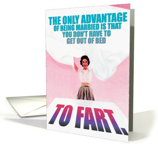 Get Out Of Bed Funny Anniversary card (994713)