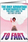 Get Out Of Bed Funny Anniversary Card