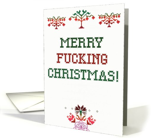 Merry F---Ing Christmas Funny card (994723)