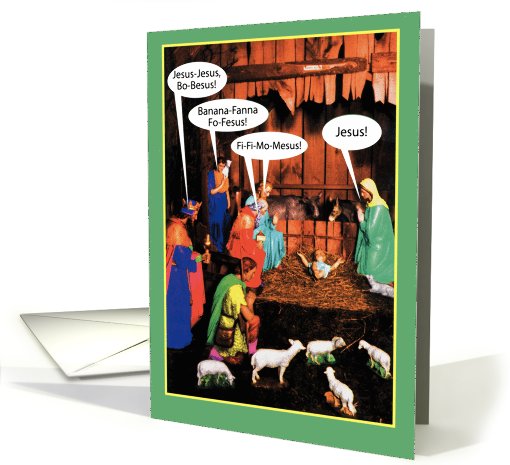 Jesus-Bo-Besus Humor card (994731)