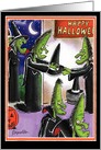 Cone Head Witches Funny Card