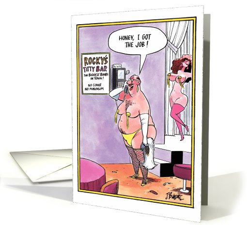 Got The Job Funny card (994787)