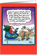 Stuck Elf Funny...