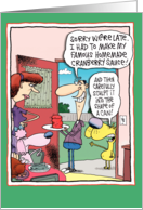 Shape Of A Can Funny Card