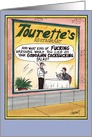 Tourettes Restaurant Funny Card