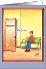 Proctologist Humor Card