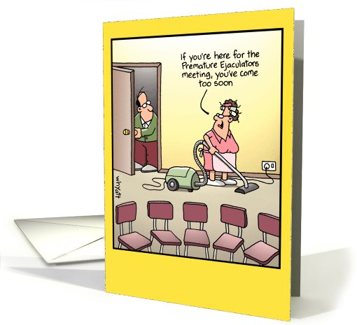 Too Soon Humor card (994901)