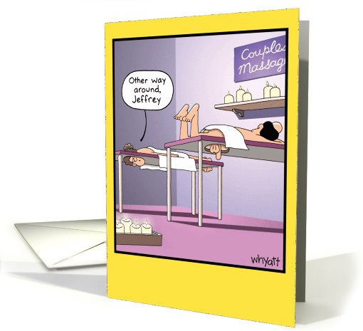 Other Way Around Humor card (994907)