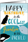 Happy Birthday to the COOLest Grandson Arctic Animals card