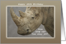Happy Birthday 29th, Rhino card