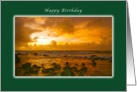Happy Birthday for anyone, Copper Sunrise, Hawaii card