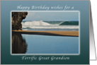 Wishes for a Happy Birthday for a Great Grandson, Kauai, Hawaii card