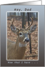 Hey, Dad now that I have Your Attention Happy Birthday, Buck card