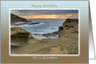 Happy Birthday Grandma, Lanai Shore on the Island of Oahu card