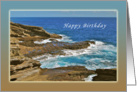 Happy Birthday, Hanauma Bay, Hawaii card