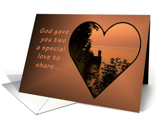 Happy Anniversary for Couple, Special Love, Sunset card (1004129)