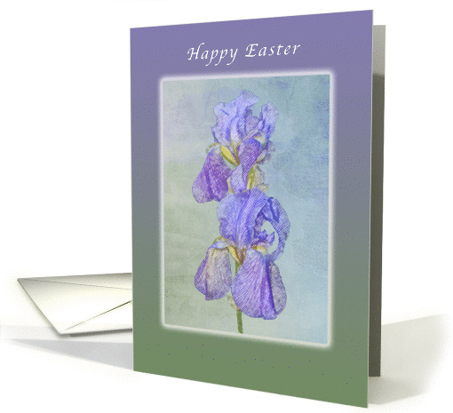 Happy Easter Purple lavender Purple card (1011531)