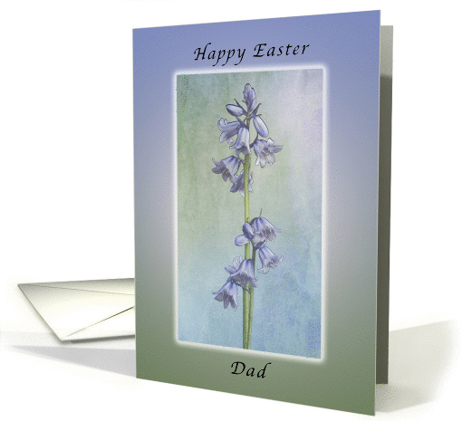 Happy Easter for Dad, Purple Hyacinth Flowers card (1014081)