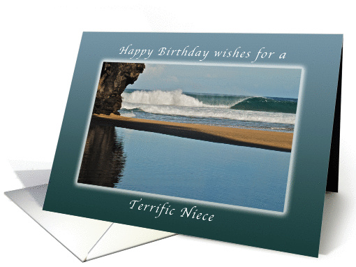 Wishes for a Happy Birthday for a Niece, Kauai, Hawaii card (1037911)