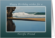 Wishes for a Happy Birthday for a Friend, Kauai, Hawaii card
