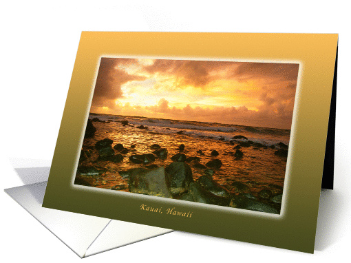 Sunrise on Tropical Hawaiian Beach, Costal Collection,... (1050349)